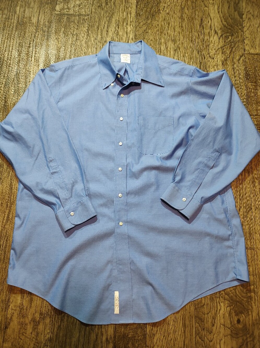 Brooks Brothers Traditional Fit Long-Sleeve Button-Down Shirt - Light Blue